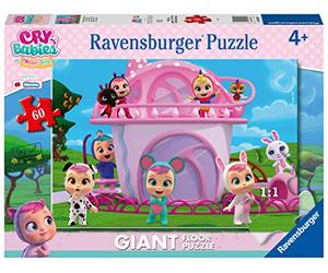Ravensburger - Puzzle: Bebes Llorones, Colección Giant Suelo, Puzzles Niños 4 Años o Más, Rompecabezas, 60 Piezas Gigantes, Regalos Niños 4 Años, 70x50cm