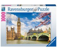 Ravensburger - puzzle big ben en londres, 1000 piezas, rompecabezas pa