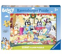 Ravensburger - Puzzle Bluey, Navidad con Bluey, Puzzle Gigante para Suelo, 24 pi