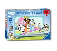 Ravensburger - Puzzle: Bluey, Puzzles Niños 3 Años o Más, Rompecabezas, 2 Puzzles de 12 Piezas, Regalos Niños 3 Años, 26x18cm