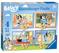 Ravensburger - Puzzle: Bluey, Puzzles Niños 3 Años o Más, Rompecabezas, 4 Puzzle