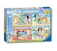 Ravensburger - Puzzle: Bluey, Puzzles Niños 4 Años o Más, Rompecabezas, 4 Puzzles de 42 Piezas, Regalos Niños 4 Años, 36x26cm