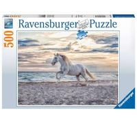 Ravensburger - Puzzle Caballo en la Playa, Rompecabezas para Adultos, Regalo para Niños de 14+ Años, Juego Educativo y Estimulante, 500 Piezas, 49x36 cm