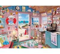 Ravensburger - Puzzle Cabaña de la Playa, Rompecabezas para Adultos, Regalo para Niños de 14+ Años, Juego Educativo y Estimulante, 1000 Piezas, 70x50 cm