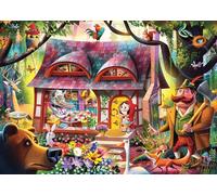 Ravensburger - Puzzle Caperucita Roja 1000 Piezas Para Adultos, Pegamento Para Enmarcar, Rompecabezas, Regalos, 70x50cm