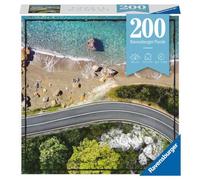 Ravensburger - Puzzle: Carretera en la Costa, 200 Piezas, Puzzles para Adultos, Rompecabezas para Adultos, Regalos a Partir de 10 Años, Puzzle para Enmarcar, 33x21cm