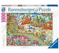 Ravensburger - Puzzle: Casa Setas Florales, Puzzle 1000 Piezas, Puzzles para Adultos, Puzzle 1000 Piezas Adultos, Pegamento Puzzle para Enmarcar Puzzles, Rompecabezas Adultos, Regalos Adultos 70x50