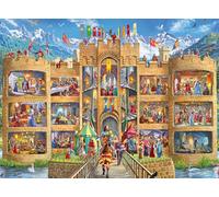 Ravensburger - Puzzle: Castillo Caballeros, Puzzle 7 Años o Más, Puzzle Adultos, Rompecabezas Niños, Puzzle 150 Piezas XXL, Regalo Niña 7 Años, Puzzle, Jigsaw Puzzle Medieval