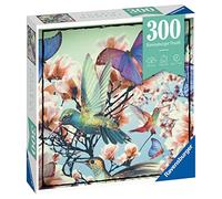 Ravensburger - Puzzle: Colibrí y Mariposas, 300 piezas, Puzzles para Adultos, Rompecabezas para Adultos, Regalos a Partir de 12 Años, Puzzle para Enmarcar, 27x39cm