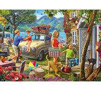 Ravensburger Puzzle de 1000 Piezas, con una Encantadora Escena de casa Familiar de Verano por Steve Read