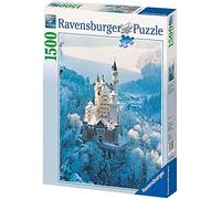 Ravensburger - Puzzle de 1500 Piezas Neuschwanstein en Invierno (16219)