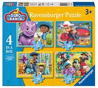 Ravensburger - Puzzle: Dino Ranch, Puzzles Niños 3 Años o Más, Rompecabezas, 4 Puzzles de 12, 16, 20, y 24 Piezas, Regalos Niños 3 Años, 70x50cm