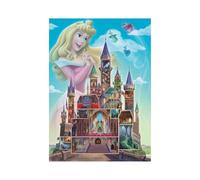 Ravensburger 12000266 - Disney Aurora Castle - puzzle 1000 piezas - puzzle adultos y niños a patir de 14 años, puzzle Disney, regalo Disney