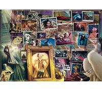 Ravensburger - Puzzle Disney: Cruella De Vil, Villanos Disney, Puzzle 1000 Piezas, Puzzles para Adulto, Puzle 1000 Piezas Adultos, Pegamento Puzzlex para Enmarcar, Puzle 1000 Piezas, 70x50cm