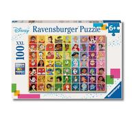 Ravensburger - Puzzle Disney de múltiples Personajes para niños de 6 años, Puzzle 100 Piezas XXL