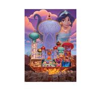 Ravensburger - Puzzle 1000 piezas Castillo Princesas Disney Jasmine - Multicolor - 14 años en adelante - 1 unidad - 1000 piezas - 26 cm x 34 cm