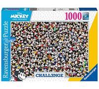 Ravensburger - Puzzle: Disney Mickey Mouse Challenge, 1000 Piezas, Puzzles para Adultos, Rompecabezas para Adultos, Regalos a Partir de 14 Años, 70x50cm