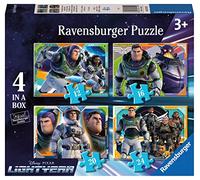 Ravensburger - Puzzle: Disney Pixar Buzz Lightyear, Puzzles Niños 3 Años o Más, Rompecabezas, 4 Puzzles de 12, 16, 20, y 24 Piezas, Regalos Niños 3 Años, 70x50cm