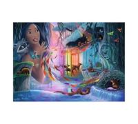 Ravensburger - Puzzle Disney Pocahontas | Puzle 1000 Piezas | Puzle Adultos 70x50cm | Puzzle Disney 1000 Piezas | Princesas Castillos | Rompecabezas Adultos y Niñas +14 años