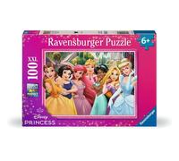 Ravensburger - Princesas Disney, Puzzle niños 6 años, Puzzle 100 Piezas XXL