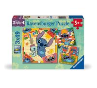 Ravensburger - Puzzle: Disney Stich, Puzzles Niños 5 Años o Más, Rompecabezas, 3