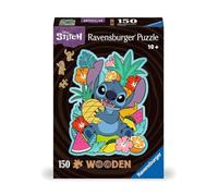Ravensburger - Puzzle Disney Wooden de Stitch, Rompecabezas de Madera, Regalo para Adultos y Niños de 10+ Años, 15 Figuras, 150 Piezas, 20x25 cm