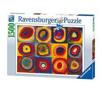 Ravensburger - Puzzle El Estudio del Color de Kandinsky, Puzzles de Arte para Adultos, Regalo para Niños de 14+ Años, Juego Educativo y Estimulante, 1500 Piezas, 80x60 cm