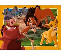 Ravensburger - Puzzle El Rey León,Disney, Scar, Simba, Pumba, (Importación USA)