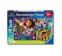 Ravensburger - Puzzle: Encanto, Puzzles Niños 5 Años o Más, Rompecabezas, 3 Puzzles de 49 Piezas, Regalos Niños 5 Años, 21x21cm