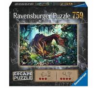 Ravensburger - Puzzle: Escape Room Dragón, 759 Piezas, Puzzles para Adultos, Rompecabezas para Adultos, Regalos a Partir de 14 Años, 70x50cm