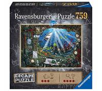 Ravensburger - Puzzle Escape Room: Submarino, Puzzle 759 Piezas, Puzzle para Adultos y Niños 14 años o más, Escape the Room Juego de Mesa, Juego Escape Room Adultos, Rompecabezas adultos