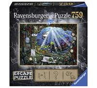 Ravensburger - Puzzle Escape Room: Submarino, Puzzle 759 Piezas, Puzzle para Adultos y Niños 14 años o más, Escape The Room Juego de Mesa, Juego Escape Room Adultos, Rompecabezas Adultos