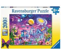 Ravensburger - Puzzle: Espacio, Ciudad Cósmica, Puzzles Niños 8 Años, Puzzle 8 años o Más, Puzzles para Adultos, Rompecabezas Niños, Puzzle 200 Piezas XXL, Regalo Niño 8 Años, Jigsaw Puzzle