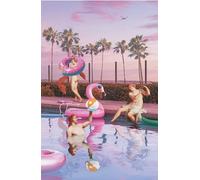 Ravensburger - Puzzle: Fiesta en la Piscina, 200 Piezas, Puzzle Adultos, Rompecabezas para Adultos, Regalos Originales para Mujer, Regalo Día de la Madre, 33x21cm