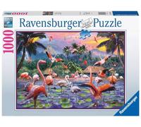 Ravensburger - Puzzle: Flamingos, Puzzle 1000 Piezas, Puzzles para Adultos, Puzzle 1000 Piezas Adultos, Pegamento Puzzle para Enmarcar Puzzles, Rompecabezas Adultos, Puzzle Animales, 70x50cm