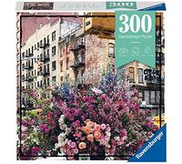 Ravensburger - Puzzle: Flores en Nueva York, 300 piezas, Puzzles para Adultos, Rompecabezas para Adultos, Regalos a Partir de 12 Años, Puzzle para Enmarcar, 27x29cm