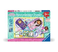 Ravensburger - Puzzles Gabby's Dollhouse Pack De 2 | Puzzle 3 Años O Más | 2 Puzles Niños 3 Años De 12 Piezas | Rompecabezas Niños De 26 X 18 Cm Puzzle Empezar