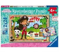 Ravensburger - Puzzle de colección Gabby's Dollhouse, 2 sets de 24 piezas ㅤ