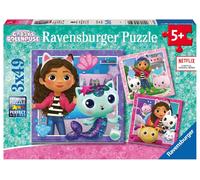 Ravensburger - Puzzle: Gabby's Dollhouse, Casa de Muñecas Gabby, Puzzle 5 Años o
