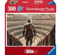 Ravensburger - Puzzle: Gladiator Roma, Juego para Adultos y Niños, Rompecabezas Adultos, Puzzle 300 Piezas, Regalos Adultos, Regalos para Hombre, USA Pegamento para enmarcar, 27x39cm