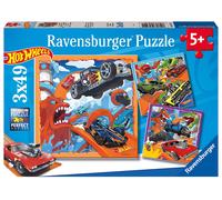 Ravensburger - Puzzle: Hot Wheels, Hot Wheels Coches, Puzzle 5 Años o Más, Puzzl