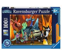 Ravensburger- Jigsaw Cómo Entrenar a tu dragón es fácil Infantil 13379 9 Mundos - 100 Piezas XXL Dragons Puzzle para niños a Partir de 6 años