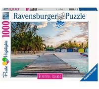 Ravensburger - Puzzle: Isla del Caribe, Puzzle 1000 Piezas, Puzzles para Adultos, Puzzle 1000 Piezas Adultos, Pegamento Puzzle para Enmarcar, Rompecabezas Adultos, Puzles 1000 Adultos Paisaje