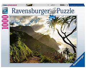 Ravensburger - Puzzle Kalalau Trail en Hawaii, 1000 Piezas, Rompecabezas para Adultos y Jóvenes, Idea de Regalo para Ella o Él, 70x50 cm, Exclusivo de Amazon