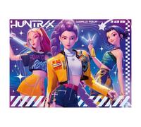 Ravensburger - puzzle kpop demon hunters 4x100 piezas, 5+ años
