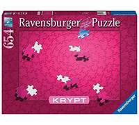 Ravensburger - Puzzle Krypt: Color Rosa, Puzzles para Adultos y Niños, Rompecabezas Adultos, Puzzle 654 Piezas Redondas, USA Pegamento Puzzle para enmarcar, Pasatiempos Adultos, Regalos Adultos