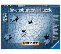 Ravensburger - Puzzle Krypt, Rompecabezas para Adultos, Regalo para Niños de 14+ Años, 736 Piezas Redondas, Plata, 70x50 cm