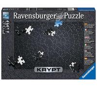 Ravensburger - Puzzle Krypt, Rompecabezas para Adultos, Regalo para Niños de 14+ Años, 736 Piezas Redondas, Negro, 70x50 cm