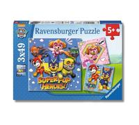 Ravensburger - Puzzle: La Patrulla Canina, Puzzles Niños 5 Años o Más, Rompecabezas, 3 Puzzles de 49 Piezas, Regalos Niños 5 Años, 21x21cm