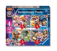 Ravensburger - Puzzle: La Patrulla Canina The Mighty Movie, Puzzles Niños 3 Años o Más, Rompecabezas, 4 Puzzles de 10, 12, 14, y 16 Piezas, Regalos Niños 3 Años, 70x50cm